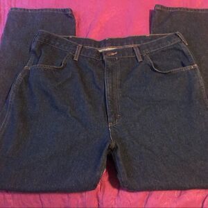 Rustler 40x39 thick workers pants dark blue